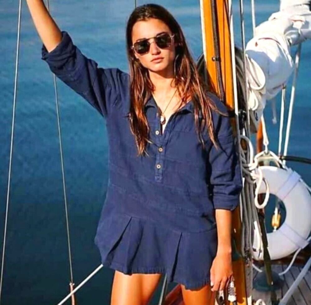 Free People Mini Polo Dress Relaxed Oversize Fit *Free-Est Collection - SMALL